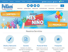 Tablet Screenshot of pekken.com.ar
